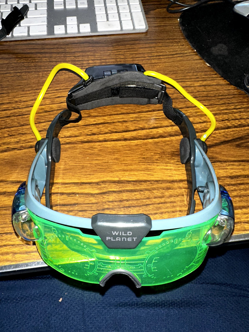Wild Planet Flip-Up Night Vision Illuminated Glasses Headset 1999 Model