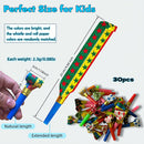 Vibrant 30-Pack Party Blowouts - Fun Squawker Horns for Celebrations