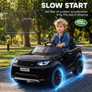 12V Kids' Ride-On Land Rover Electric Car in Black