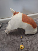 Interactive Remote-Controlled Dog Toy - White and Brown
