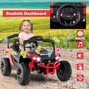 12V Electric Ride-On UTV for Kids - Remote Control, 3 Speed Settings, LED Lighting