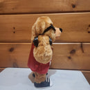 Gemmy Animated Valentine Dancing Singing DMX Party Teddy Bear Plush Gym Fitness