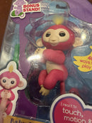 Interactive Baby Monkey Bella Fingerlings by WowWee with Bonus Stand MPN 3715 2017