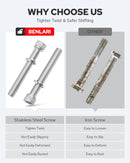 CNC Motorcycle Shift Lever Foot Peg for Harley - Front and Rear Compatibility