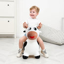 EVERICH TOY White Cow Bouncing Ride-On for Toddlers 18 Months and Up