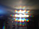 Set of 5 Neon Green Prism Glasses for Rainbow Effects and Camera Fun