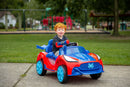 Spider-Man 6V Kids Ride-On Car with LED Lights and Water Cannon