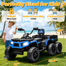 24V Electric 4WD UTV for Kids - 2-Seater ATV with 4x200W Motors, EVA Tires, and LED Lighting