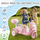 HEIMILI 12V Two-Seater Electric Motorcycle for Kids, Mini Electric Bike