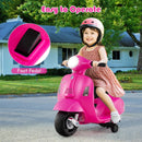 Vespa-Inspired 6V Battery-Powered Kids Motorcycle by INFANS