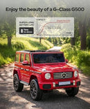 24V Red Mercedes Benz G-Class G500 SUV Ride-On for Big Kids