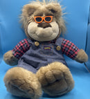 Tyco Real Talking Bubba Bear 1997 Plush Works 18" Fully Dressed- New Batteries