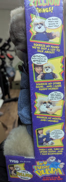 Vintage 1997 Tyco Real Talkin' Bubba Bear Plush Talking Stuffed Animal