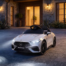 Mercedes AMG CLE 53 Kids Electric Ride-On Car with Remote Control, White