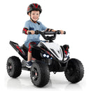 12V Battery-Powered 4-Wheeler Ride-On Toy with Sound, Lights, USB Connectivity, and Wireless Features