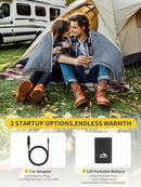 Cordless Heated Poncho Blanket for On-the-Go Comfort