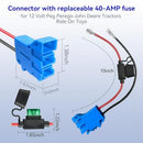 12V 20Ah LiFePO4 Battery for Peg Perego John Deere Ride-On Tractors