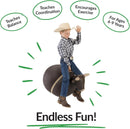 Rodeo Bouncy Bull Toy - Fun Ride-On Animal for Children Aged 3 and Up