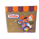Musical Clown Stunt Tricycle for Children, Battery-Powered Fun