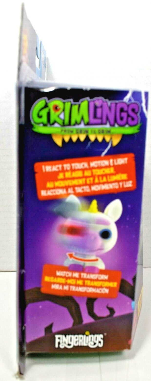 Fingerlings Grimlings Evil Gigi Interactive Unicorn Toy