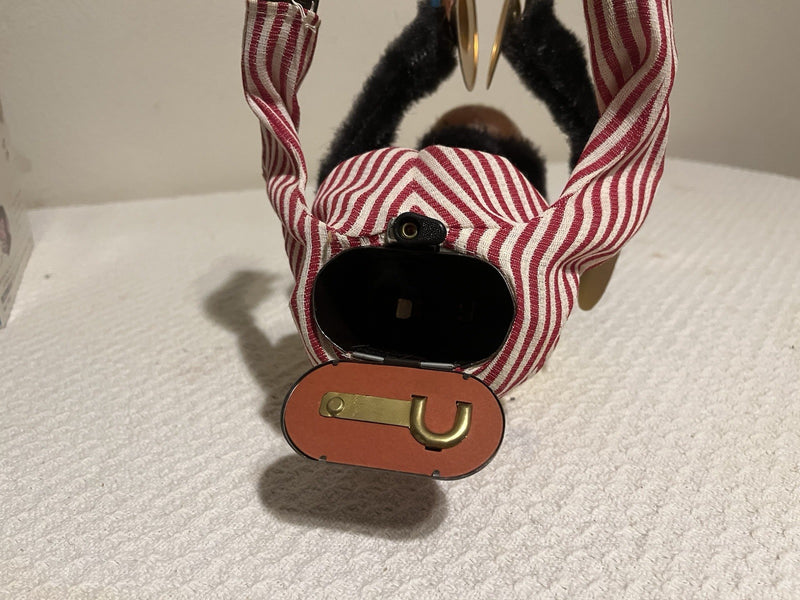 Vintage Working Musical Clapping Cymbal Monkey Toy with Original Box