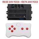 24V 2.4G Remote Control Receiver Box Kit for RX30 Ride-On Car - 7 Pin Blue