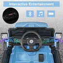 12V Remote-Controlled Kids Truck with Threaded Wheels and 3 Speed Settings