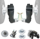2-Pack 24V RS555 35000RPM High-Speed Motor Gearbox for Power Wheels