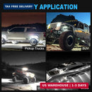 24 White LED Rock Lights for Trucks, UTVs, ATVs, SUVs, RZRs, and Pickups