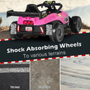Electric Pink Racing Truck for Kids with Remote Control, MP3 Player, and Lights