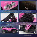 Electric Pink Racing Truck for Kids with Remote Control, MP3 Player, and Lights