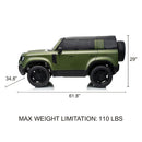 24V Remote-Controlled Kids Ride-On Land Rover Defender