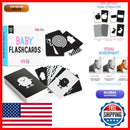 Merka High Contrast Sensory Flash Cards - 50-Pack in Black and White