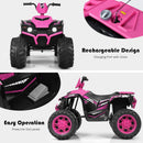 Kids' 4-Wheel Ride-On Car with USB and Music Features