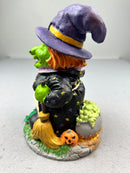 9-Inch Battery-Operated Animated Singing and Dancing Rubber Witch for Halloween