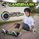 509 Crew: Landshark Flash Ride-On - Green with LED Light-Up Wheels, 110lb Weight Limit, Ages 5 and Up