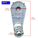 High-Speed 24V RS775 Motor Gearbox for Ride-On Car Enhancement