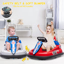 360° Spinning Electric Bumper Car for Toddlers with Forward/Reverse Motion and Music