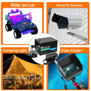 12V Power Wheels Ride-On Toy Car Replacement Battery | 12Ah Quick Charger, 2 in 1