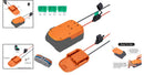 Ridgid 18V Battery Adapter for Power Wheels with Built-in Fuse Protection