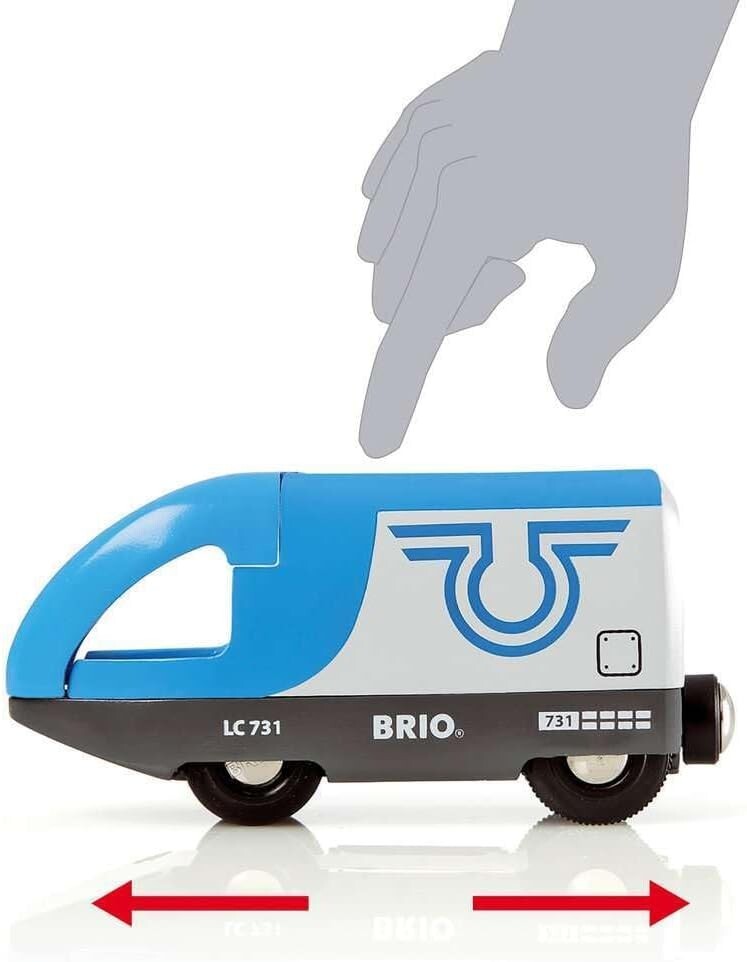 Travel Battery-Powered Train Set 3-Piece Toy for Creative Young Engineers