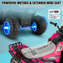 12V/24V Kids Electric Ride-On Jeep Truck ATV with Parent Remote Control Toy Vehicle