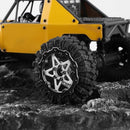 1.8" Beadlock Wheel for 1/18 and 1/24 Scale RC Crawlers, Compatible with 1.0-1.3" Tires, SR Silver