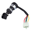 5 Wire Ignition Key Switch Featuring Waterproof and Dustproof Covers for 50cc-250cc ATVs