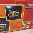 Vintage Battery-Operated Toy Airplane with Wing Walking Clown Figure