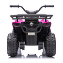 24V 80W Children’s Off-Road ATV with Non-Slip Tires, LED Illumination, Bluetooth Connectivity, and Storage Compartment