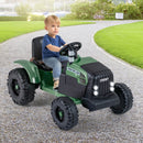 24V Kids' Ride-On Tractor with Removable Trailer and Music Remote Control