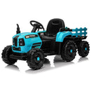 24V 400W Electric Ride-On Blue Tractor Toy for Kids