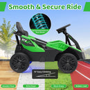 Electric UTV for Older Kids 12V Battery Powered Ride-On with Remote Control in Green