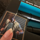 Black Series Motion-Activated Digital Drum Sticks with Glowing Blue Tips